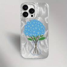 Funda para teléfono, diseño moderno y transparente de gasa, compatible con phone 11, 12, 13, 14, 15, 16 Pro Plus. Ideal para cumpleaños, chicas y chicos. - transparente - Ver 7