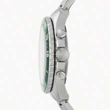 Fossil Men's Quartz Stainless Steel Three-Hand Watch Stainless Steel Case/Scratch Resistant Glass FS5725/FS5726