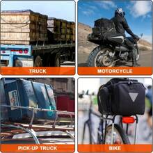 带登山扣的弹力蹦极绳，高品质黑色橡胶蹦极绳，带登山扣夹钩，适用于户外帐篷、行李架、露营、货物、自行车、运输、储存 - 彩色 - 查看 12