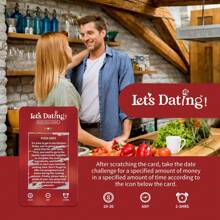 Date Night Creative Adventure Game -40 Interactive Scratch Cards For Couples | Anniversary Gifts, Surprises For Newlyweds, Christmas Gifts For Him/Her | Adult Interactive Board Game, Romantic Couple Card Game, Contains 40 Unique Gameplays, Thoughtful And Mischievous, Suitable For Couples/Date Nights, Creating Memories With Interactive Gifts