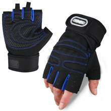 1 paire Restez protégé et confortable : Gants de fitness à demi-doigts pour hommes et femmes - Gants de sport respirants et ombragés pour les activités extérieures, gants noirs, gym, sport, exercice à domicile, gants de gym pour femmes, gants de boxe, gants de gym, gants de gym, gants de gym pour hommes