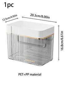 1pc Giá đỡ khăn giấy không thấm nước trong suốt, Hộp đựng khăn giấy vệ sinh treo tường, Phụ kiện phòng tắm Trang trí phòng tắm Trang trí mùa thu - nhiều màu - Xem 3