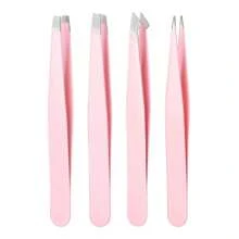 高精度眉镊，迷你镊子，眉镊，假睫毛及脱毛镊子套装，握感舒适，轻松去除面部毛发，价格实惠实用，情人节礼物 - 彩色 - 查看 9