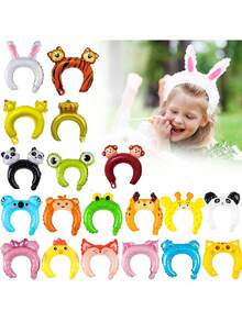 Vòng đeo tay hình động vật hoạt hình, đồ chơi chủ đề động vật và không gian bằng bóng bay, bóng bay cho sinh nhật, ngày lễ, kỷ niệm, tốt nghiệp, trở lại trường, trang trí năm mới - Nhiều màu - Xem 3