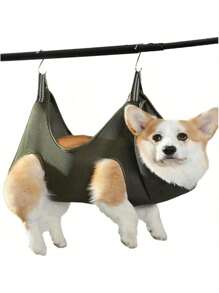 宠物美容吊床背带，适用于猫和XS小型犬，狗指甲剪挂钩，配有指甲钳、指甲锉、剪刀