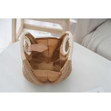 Straw Bag For Women, Straw Bag, Handbag, Elegant White Woven Beach Bag - Perfect For Vacation, Beach Trips, Travel, Leisure Trips, White, One Size - 白色 - 查看 6