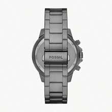 Fossil BQ2491 男士多功能石英表，灰色不锈钢表带，运动腕表，男士生日和周年纪念日的理想礼物 - 灰色 - 查看 8