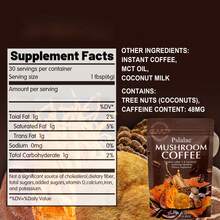 PSLALAE Mushroom Coffee - Reishi, Cordyceps, Energy, Mental Clarity, Focus Support, Memory Enhancement, Relieve Fatigue - 1 pack - 查看 2