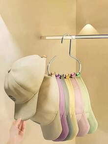 1pc Creative Round Hanger, Non-Slip Multi-Functional Home Storage Organizer, Suitable For Hats, Scarves, Ties And Belts, Space-Saving Minimalist Design, For Easter, Organizing And Storage - Multicolor - View 15