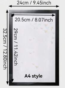 2pcs/3pcs/4pcs Diamond Painting Frames, 15.7X15.7 Inch/40X40 Cm Diamond Painting Canvas, Art Photo File Poster Wall Sticker Frames, Artistic Magnetic Display Frames, Home Wall Magnetic Stickers