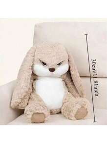 大号愤怒兔子毛绒玩偶，可爱动物毛绒玩偶，卡哇伊毛绒玩偶，是居家装饰、沙发装饰、派对装饰、生日礼物以及各种节日礼物的完美之选。它们是送给朋友或伴侣的完美礼物。毕业礼物。复活节礼物。情人节礼物。万圣节礼物。完美。安抚玩具。派对礼物。毛绒玩具。女孩的礼物。抱枕。伴侣娃娃