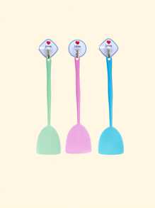 1/3 件随机颜色塑料苍蝇拍，轻巧实用的家用苍蝇拍，适合夏季拍打蚊子和苍蝇，长柄，灵活柔软，方便击打昆虫，返校必备，非常适合万圣节、圣诞节和礼物