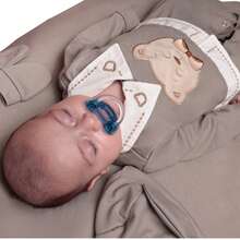 Noah Maternity Outfit For Boy 4 Pieces Of Baby Clothes - Màu Khaki - Xem 3