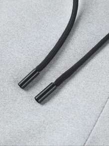 Men's Casual Sports Suit, Including Hoodie With Pockets, Winter Essential Running Set, Suitable For Fitness And Outdoor Activities, Fashionable And Comfortable To Wear