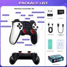 Forlarme Wireless Retro Game Stick,40000+ Classic Games,Retro Game Console, TV Output, Plug And Play Retro Game Revisiter With Premium Competitive Dual Controllers - White(白色) - 查看 6