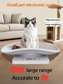 Electronic Digital Scale, Veterinary Animal Weight, Pet Dog And Cat Weighing, 10 Kg Accurate To 1g, Stainless Steel Electronic Pet Scale - Accurate Weighing (Batteries Not Included) - Multicolor - View 1