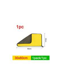 400GSM Super Soft Microfiber Car Wash Towel, Double-Sided, High Absorbency, No Scratch