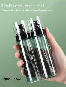 2个80毫升细雾喷雾瓶，空保湿喷雾瓶，香水旅行喷雾瓶。圣诞节和万圣节必备旅行用品 - 墨綠色 - 查看 8