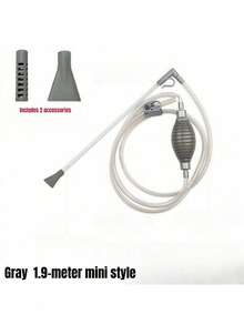 1pc Aquarium Siphon, Manual Fish Tank Siphon Water Changer, Gravel Cleaner For Fish Tank - Blue - View 17