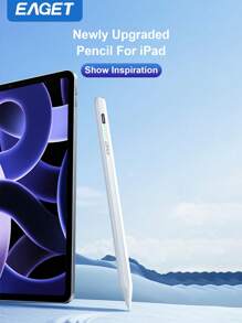 EAGET Bolígrafo universal de estilo mejorado, alta precisión y sensibilidad, rechazo de palma, prevención de activación/desactivación falsa, bolígrafo universal compatible con todas las pantallas táctiles