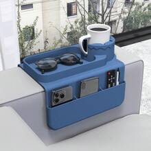 1 pieza Soporte multifuncional para reposabrazos de sofá, portavasos, organizador de control remoto