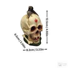 Axt Schädel Harz Handwerk, Feiertags Dekor Ornament