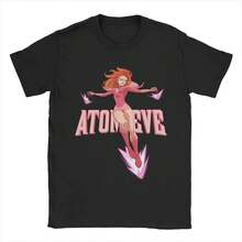Men Invincible Presents Atom Eve T Shirt Cotton Clothing Funny Short Sleeve Crew Neck Tees Birthday Present T-Shirts - 黑色 - 查看 1