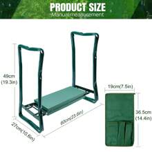 Royalswill Garden Kneeling Pad With Handle And Tool Set, Foldable EVA Foam Pad - Green Seating - View 7