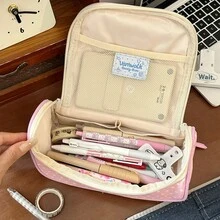 1 chiếc - Hộp bút nữ in hình hoạt hình dung tích lớn, túi đựng văn phòng phẩm đa năng dung tích lớn, có thể dùng làm túi đựng văn phòng phẩm cho bé gái, hộp bút cho học sinh tiểu học/trung học, hộp đựng đồ dùng văn phòng phẩm hoặc túi đựng đồ dùng học tập cho sinh viên đại học. - Nhiều màu - Xem 10