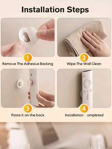 16 PEÇAS/8 CONJUNTOS Gancho Magnético para Controle Remoto de TV e Ar-Condicionado - Suporte de Parede Multifuncional de Fixação Sem Furos, Armazenamento em Gavetas Domésticas e de Escritório, Design Adesivo Sem Rastros, Gancho Simples e Elegante