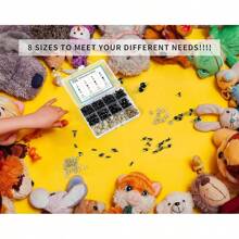 6-18 Mm, 8 Sizes Safety Eyes Crocheting, Crochet Eyes Amigurumi, Stuffed Animal Eyes Crafts