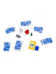 1件巴拉巴什卡《幽灵闪电战》桌面游戏，新年及节日礼物，适合朋友聚会，桌面游戏，派对游戏，角色扮演游戏，派对玩具，英文版 - 藍色 - 查看 8