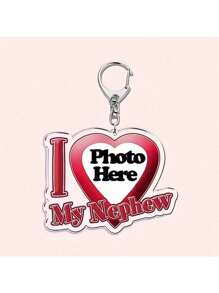 定制钥匙扣，情侣钥匙扣，情人节礼物，送给男朋友/女朋友的定制“我爱我的男朋友/女朋友”钥匙扣，送给他/她的定制钥匙扣和配饰，夏末，色彩缤纷，可爱，萌，有趣，卡哇伊，Y2K，时尚，男女皆宜，休闲，定制，个性化，独特，送给他的理想礼物，送给她的理想礼物，她，男朋友，女朋友，家人，朋友