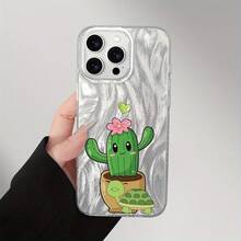 Funda para teléfono, diseño moderno y transparente de gasa, compatible con phone 11, 12, 13, 14, 15, 16 Pro Plus. Ideal para cumpleaños, chicas y chicos. - transparente - Ver 1