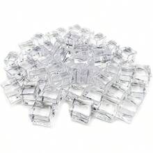 Fake Ice, Clear Fake Ice Cubes Acrylic, 17 Mm 100 PCS Acrylic Decorative Ice Cubes For Photography Accessories Props Decoration Vase Fillers - 17 mm-100 chiếc - Xem 2