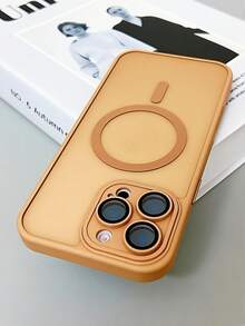 Ốp lưng từ tính cao cấp, mờ trong suốt, chống sốc, tương thích với iPhone 16 15 14 13 12 11 Pro Max, hỗ trợ sạc không dây MagSafe, chống nước, chống rơi vỡ, chống trầy xước, thích hợp làm quà sinh nhật. - Đỏ - Xem 11