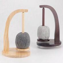 带高性能磁铁的双主轴旋转木制纱线架，手工羊毛纱线架，用于编织和钩编 DIY 毛衣、手套、帽子、围巾，绕线机 - 混色木材，感恩节和一般礼物的理想选择，纱线存储经典木制纱线手动绕线机，羊毛纱线架，羊绒纱线存储架，纱线布线旋转工具，DIY 编织、刺绣、钩编完美工艺配件