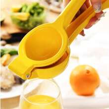 1pc Portable Aluminum Multifunctional Citrus Juicer - Efficient Manual Lemon Squeezer With Easy-Squeeze Design, Anti-Slip Handle, Effortless Citrus Press, No Electricity Needed, And Space-Saving Kitchen Storage - Essential Kitchen Gadgets For Fresh Juice Lovers