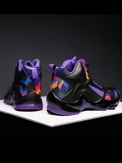 High-Top Basketball Shoes White Men's Casual Shoes Outdoor Mid-Top Sports Shoes Fashion Sneakers