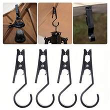 Outdoor Tent Hooks, Suitable For Tent Canopy, Alligator Clips, Portable Multi-Function Tent Canopy Hanging Cloth, Non-Slip Clips, Used For Hanging Items, Camping Equipment - Multicolor - View 8