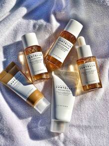 SKIN1004 马达加斯加积雪草旅行套装，轻盈乳液质地，舒缓霜，卸妆油，安瓶洁面泡沫，基础护肤盒，小巧便携，礼盒装，韩国化妆品，30毫升/1.01液盎司*4 + 20毫升/0.67液盎司 - Travel Kit. - 查看 7