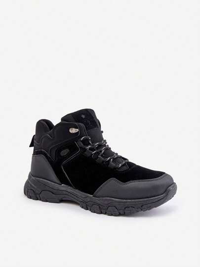 Men's Casual Outdoor Hiking Boots, Versatile For Daily Wear