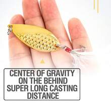 2PCS Spoons Lure Gold/Silver Metal Swimbait 2.5-20g Casting Lure 2.6-5.3cm Artificial Hard Bait Sinking For Trout Bass