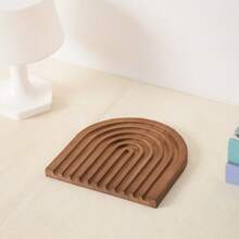 Cirelle 1pc Decorative Wood Cutting Board Wooden Board Rainbow Shaped Wood Serving Trays Boho Cutting Chopping Block Decor Serving Trays For Home Kitchen Decoration