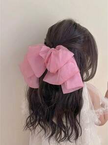 1 buc fete drăguț plasă arc minimalist modă versatil dulce elegant minunat păr clip agrafe păr accesoriu de păr