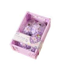 Novelty Realistic Grape Squeeze Stress Relief Toy, Squeezing Squishy Fruit Decoration Ornament, Suitable For Various Festivals