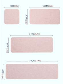 1PC Diatomite Tray - Cup Coaster, Bathroom Counter Toothbrush/Cup Drying Tray, Dining Decor Plate, Absorbent Diatomite Coaster, Soap Dish, Plant Tray - For Kitchen, Dining, Living Room, Bedroom, Bathroom & More