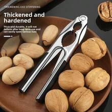 قطعة واحدة كسارة جوز الصنوبر والجوز من الفولاذ المقاوم للصدأ - إزالة السهلة للقشرة للكستناء والجوز