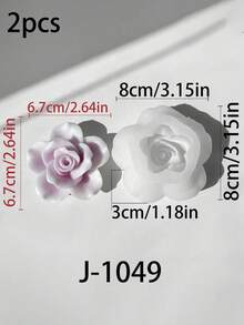 Handmade Preserved Flower Mold Set - Multiple Floral Shapes For Scented Candles/Resin Decorations. Flexible, Material, Great Mother's Day/Valentine's Day Gift, Home Decor Essential - White - View 21