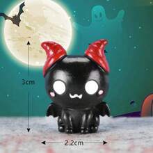 每套 6 件，可爱南瓜灯、幽灵、吸血鬼、微型景观、多肉植物、小装饰品，适用于万圣节、万圣节装饰、秋季装饰、万圣节物品、万圣节配件、万圣节派对、家居装饰、万圣节户外装饰和树脂用品 - 彩色 - 查看 17